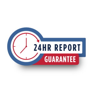 report delivered within 24 hours